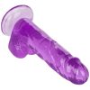 CALEXOTICS - prémium méretű dildó, 15,3 cm, lila