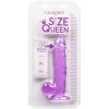 CALEXOTICS - prémium méretű dildó, 15,3 cm, lila