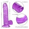 CALEXOTICS - prémium méretű dildó, 15,3 cm, lila