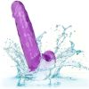 CALEXOTICS - prémium méretű dildó, 15,3 cm, lila