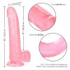 CALEXOTICS – prémium pink dildo, 20,3 cm hosszú