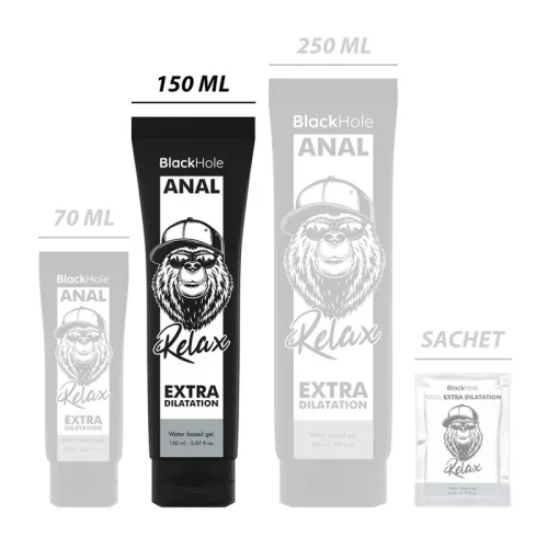 BLACK HOLE – vízbázisú anális tágító gél 150 ml