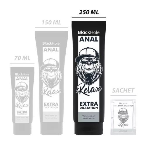 BLACK HOLE – víz alapú anal dilatáló gél 250 ml