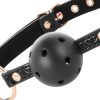 BEGME – fekete bőrball gag prémium vegán bőrből