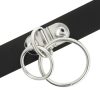 COQUETTE CHIC DESIRE – dupla gyűrűs vegán bőr choker