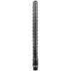 ALL BLACK – bordázott anális vibrátor szilikon 27 cm