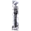 ALL BLACK – bordázott anális vibrátor szilikon 27 cm