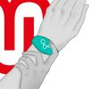WATCHME - vízálló technológiai okosóra aquamarine színben