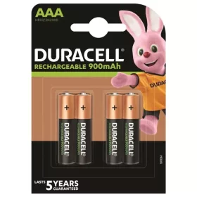   Duracell - újratölthető AAA 900mAh akkumulátor 4 db-os csomagban