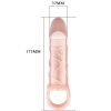 BAILE – pénisz meghosszabbító hüvely herepánttal 13,5 cm