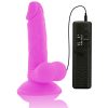 DIVERSIA – rugalmas vibráló dildó, 17 cm – prémium élvezet