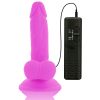 DIVERSIA – rugalmas vibráló dildó, 17 cm – prémium élvezet