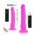 DIVERSIA – rugalmas vibráló dildó lila, 21 cm hosszú