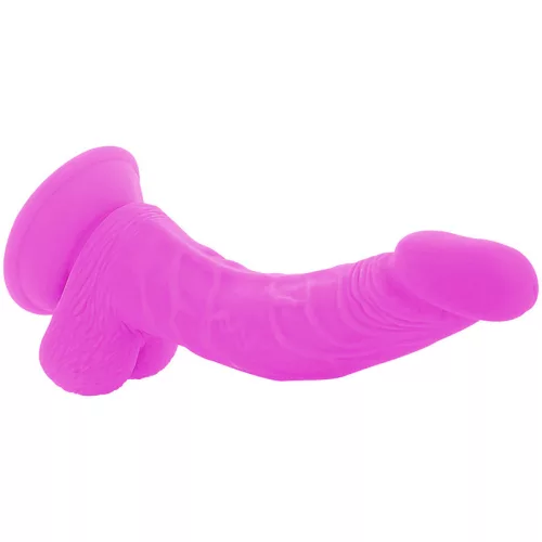 DIVERSIA – rugalmas vibráló dildó, 21,5 cm, lila