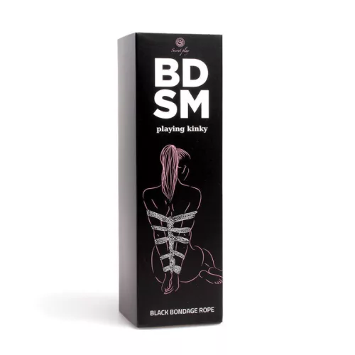 SECRETPLAY - fekete kötél BDSM gyűjtemény