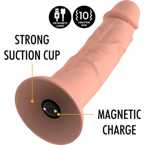 MYTHOLOGY Asher Original – M méretű vibráló dildo