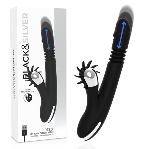BLACK&SILVER – nyuszi vibrációs masszírozó