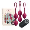 CICI BEAUTY – prémium szilikon 3 vibráló Kegel golyó távirányítóval