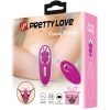 PRETTY LOVE - távirányítós csiklóizgató bugyival, lila
