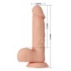 BAILE - rugalmas, élethű 21,8 cm-es dildó