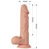 BAILE - rugalmas, természetes hatású 24 cm-es dildó