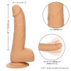 CALEXOTICS – prémium szilikon pénisz 15,24 cm, bőrszínű
