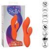 Calexotics Stella – dupla csiklóizgató vibrátor narancsszínben
