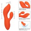 Calexotics Stella – dupla csiklóizgató vibrátor narancsszínben
