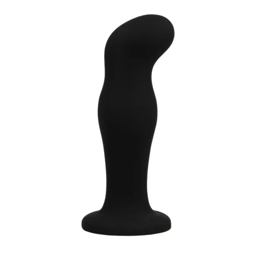 BLACK&SILVER – prémium szilikon fekete anális plug