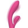 INTENSE - Luigi Rabbit Vibrátor – pink folyékony szilikon