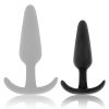 BLACK&SILVER - Hansel szilikon anális plug kis fogantyúval