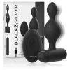 BLACK&SILVER – Tucker small – távirányítós szilikon anál plug