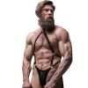 Fetish Submissive – férfi eco-bőr jockstrap hám