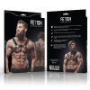 Fétis BDSM bulldog hám – állítható öko-bőr férfiaknak