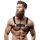 FETISH SUBMISSIVE ATTITUDE – eco-bőr bulldog mellkaspánt M/L