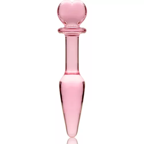 Ibiza Nebula Series – üveg anál Plug, 13,5 cm rózsaszín