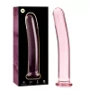 Ibiza Nebula Series 8 – pink boroszilikát üveg dildo 14,5 cm