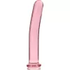 Ibiza Nebula Series 8 – pink boroszilikát üveg dildo 14,5 cm