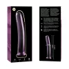 Ibiza Nebula Series 8 – pink boroszilikát üveg dildo 14,5 cm