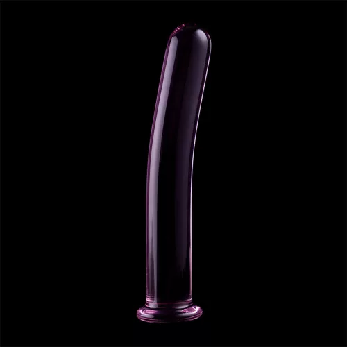 Ibiza Nebula Series 8 – pink boroszilikát üveg dildo 14,5 cm