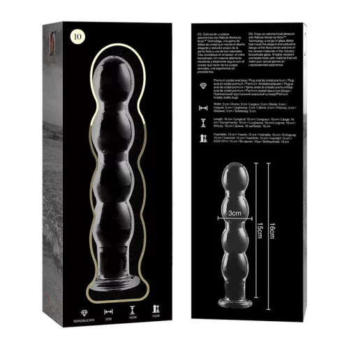 Ibiza Nebula Series – boroszkilát dildo, 16,5 cm prémium élmény