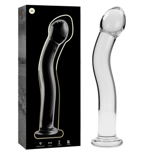 Ibiza Nebula Series – prémium boroszilikát üveg dildó 18,5 cm