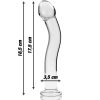 Ibiza Nebula Series – prémium boroszilikát üveg dildó 18,5 cm