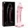 Ibiza Nebula 19 – prémium üveg dildo, rózsaszín, 18,5 cm