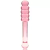 Ibiza Nebula 20 – rózsaszín boroszilikát dildó 20,5 cm