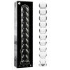 Ibiza Nebula 22 – Prémium boroszilikát üveg dildo 21,5 cm