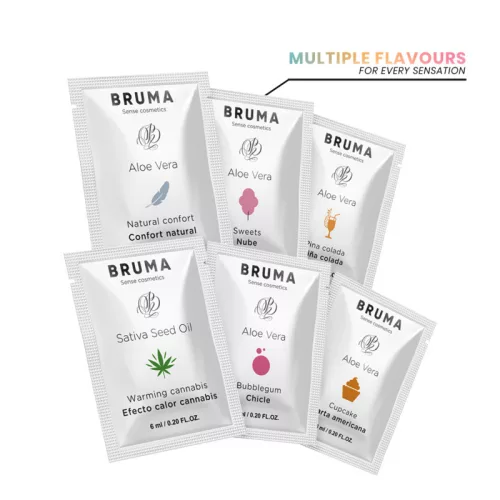 BRUMA - Aloe Vera síkosító gél, buborékos íz 6 ml