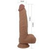 PRETTY LOVE - 21 cm-es szilikon vibráló dildo távirányítóval
