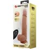 PRETTY LOVE - 21 cm-es szilikon vibráló dildo távirányítóval