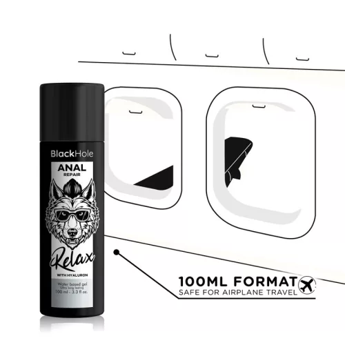 BLACK HOLE – vízbázisú anális relaxáló hyaluron 100 ml
